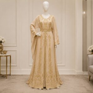 Champagne Ivory Monarchy Kaftan